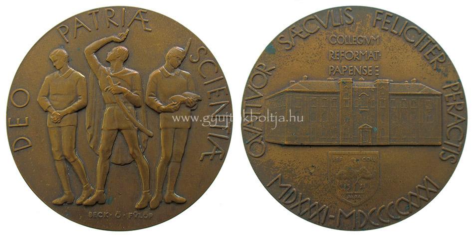 Beck �. F�l�p: 400 �ves a P�pai Reform�tus Koll�gium 1931